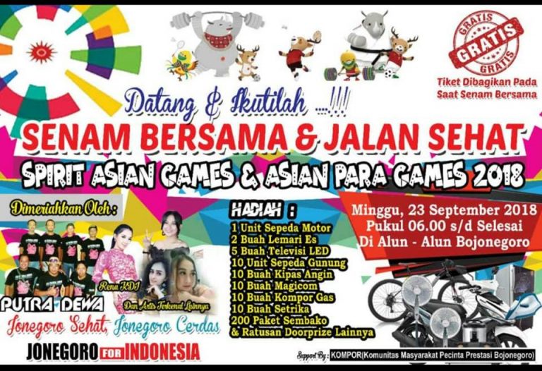 Jonegoro Sehat Jonegoro Cerdas Jonegoro For Indonesia – Jonegoroan